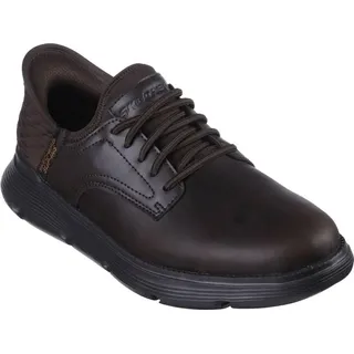 Skechers - Herren Oxford-Schuhe "Garza - Gervin", Leder FS10127 (45,5 EU) (Schokolade) - Braun - 45,5