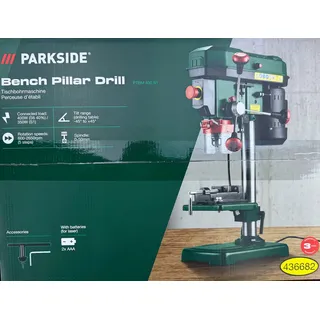 Parkside Tischbohrmaschine PTBM 400 Standbohrmaschine Tisch Bohrmaschine