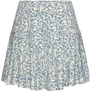 VIVANCE Hosenrock Damen Floral Blau 34