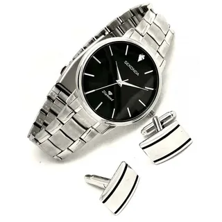 Sekonda Herren Uhr Und Manschettenknöpfe Set 1485G