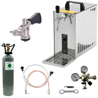 bietal® Bierzapfanlage SET 35 L/h Schanksäule 1-ltg Classic Cobra KEG Korb - CO2