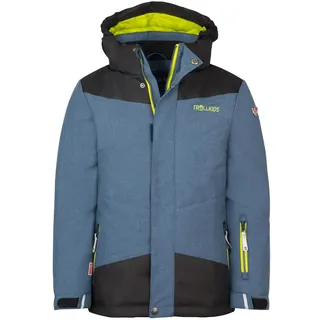 TROLLKIDS Norefjell Jacket Kinder Mystic Blue/Orange 140