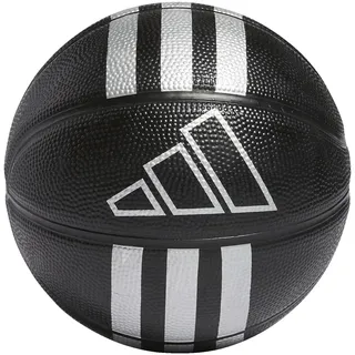 adidas Minibasketball Schwarz/Silber Metallic 3