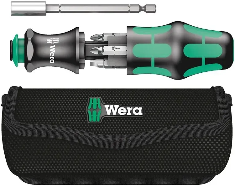Wera 05134491001 Handschraubendreher Multi-Bit-Schraubendreher Gerader Schraubendreher