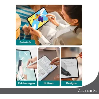 4smarts Aktiver Pencil Pro 3 für Apple iPad, iPad Air, iPad Pro Weiß