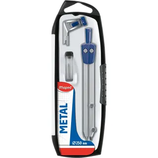 Maped M197512 - Zirkelkasten Start, 3-teilig, grau