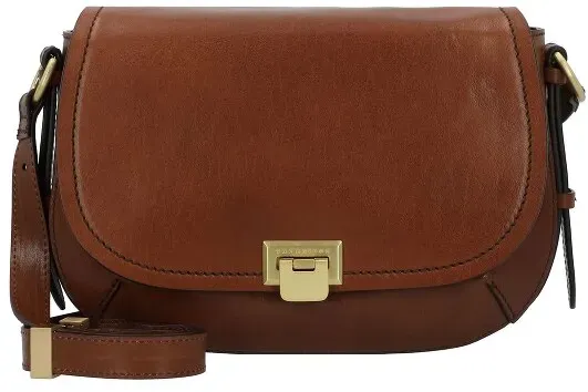 The Bridge Federica Schultertasche Leder 25 cm  braun