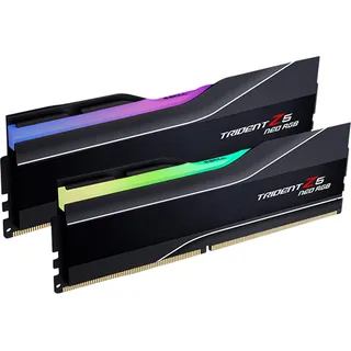 G.SKILL Trident Z5 NEO RGB schwarz DIMM Kit 32GB, DDR5-6000, CL30-38-38-96, on-die ECC (F5-6000J3038F16GX2-TZ5NR)