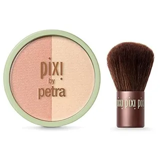 Pixi Teint Cheeks Beauty Blush Duo + Kabuki 10.21 g
