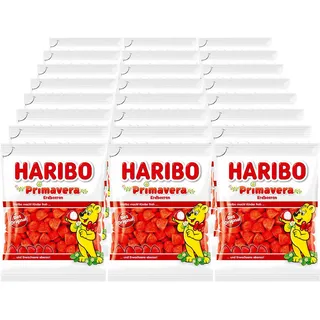 Haribo Primavera Erdbeeren 175 g, 24er Pack