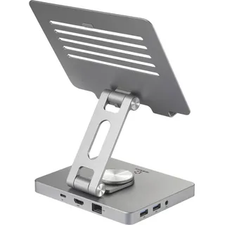 Renkforce USB-C® Dockingstation RF-TD9in1-001 Passend für Marke Dockingstations: Universal integrierte Halterung
