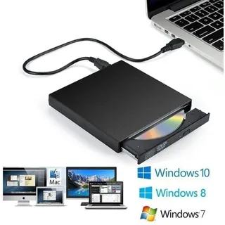 DVD-CD-Brenner-Player, USB 2.0, externes optisches USB-Laufwerk, optisches DVD-Laufwerk, Desktop-All-in-One-Universal-CD-Brenner, mobiles optisches