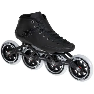 Powerslide Puls 125 Schwarz Inline Skates for Männer and Frauen, 125mm/85A Wheels, ABEC 9 Chromstahl Bearings, Art. nr.: 904523