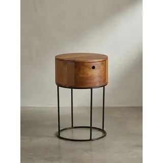 KADIMA DESIGN Nachtschrank 40 x 40 x 60 cm Braun