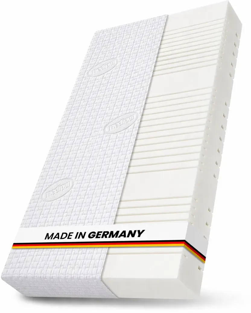 7 Zonen Kaltschaummatratze Sensitive Pure Härtegrad H3 100x200 cm