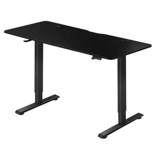 Juskys Schreibtisch Office Stand 140 x 60 cm Schwarz