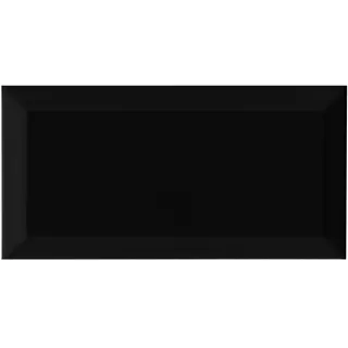 united tile und mosaic Wandfliese Metro 10 x 20 cm Schwarz