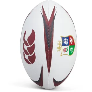 Canterbury of New Zealand British & Irish Lions Mentre Sponsor, Erwachsene Rugby Ball, Weiß, ONESZ -