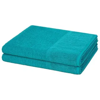 for frottana Handtuch Set Pearl, Walkfrottee (Spar-Set, 2-St), 2 X Duschtuch im Set - Baumwolle blau
