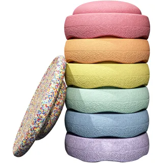 Original grow rainbow pastel 6-tlg. + Balance Board