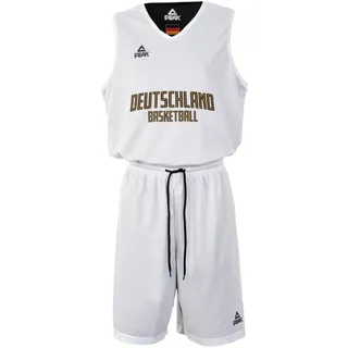 PEAK DBB Deutschland wendbares Basketballtrikot-Set 25036 - schwarz/weiss L