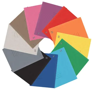 Oxford Schnellhefter A4, aus Karton, sortiert mit 12 Farben, 25 Stück, 400117265, DIN A4
