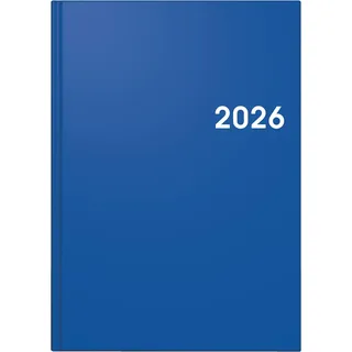 Brunnen Buchkalender Mod. 795 A5, Kunststoff, blau