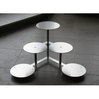 Aluminium Tortenetagere Tortenständer Rund Hochzeit 3 Etagen 5 Platten Ø 20 cm Etagere