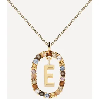 PD PAOLA - BUCHSTABE ''E'' CIRCLE - Halskette - gold