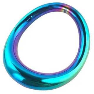Penisring Edelstahl Bunt für Männer,Penisringe Sexspielzeug für Training penis,Cockring Metall Hodenstrecker Ballstretcher Extrem Erotik Sex Spielzeug für Ejakulation Verzögern Erektion (48 x 54 mm)