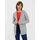 Doffy Open Strickjacke Light Grey Melange XS