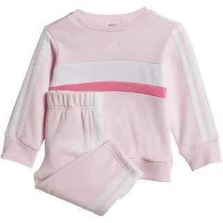 adidas Seasonal Essentials Tiberio 3-Streifen Baby-Jogginganzug JN2234 - clear pink/pink fusion/white 92