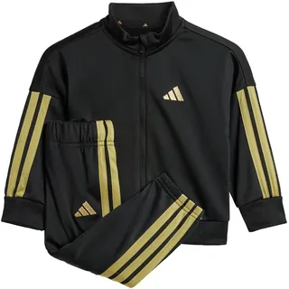 adidas Unisex Baby ESSENTIALS CLIMACOOL TRACKSUIT, Black/Gold Metallic, 3-4 Years