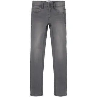 NAME IT Mädchen Nkfpolly Dnmtax Pant Noos Hose, Light Grey Denim, 164 EU