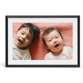Aura Frames AF905 Photoframe Carver Mat - Gravel with white mat 25,4cm (10") Digitaler Bilderrahme