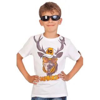 Hangowear Trachtenhemd Trachten Kinder Fun Shirt - GAUDIBURSCH - weiß weiß 86