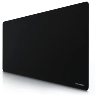 Titanwolf Gaming Mauspad, XXXL Speed Mousepad 1200 x 600 mm, Geschwindigkeit & Präzision, Schriftzug Alpha