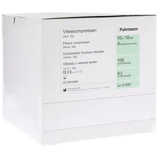 FUHRMANN GMBH Vlieskompressen 10x10 cm steril