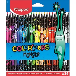 Maped COLOUR'PEPS MONSTER Buntstifte farbsortiert, 24 St.