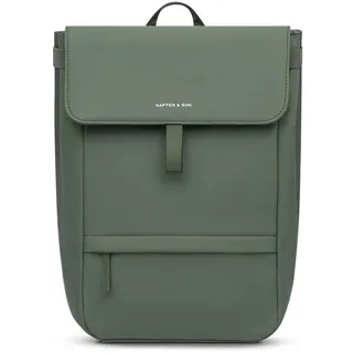 Kapten & Son Rucksack Fyn Dusty Green 13 L | Rucksack Damen & Herren Grün | Tagesrucksack mit 15" Laptopfach | Backpack ideal für Uni, City, Arbeit, Reisen - 13L