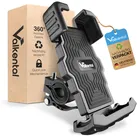 VALKENTAL® Stabile Fahrrad Handyhalterung [Einfache Montage] 360° Rotation | Universell kompatibel | iPhone, Samsung, Huawei - Passgenau & Funktional [Kein Wackeln] Mit Klicksystem - Geprüfte Qualität