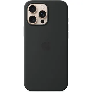 Apple iPhone 16 Pro Max Silikon Case mit MagSafe schwarz