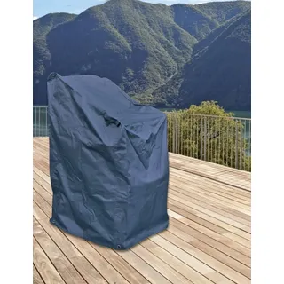 Fachhandel Plus Schutzhülle für Stuhl Schutzhaube Hülle Abdeckung anthrazit 63x66x117 cm
