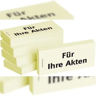 Bizstix Haftnotizen "Für Ihre Akten"
