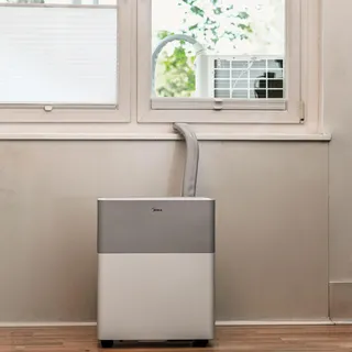Fensterdurchführung passend für Midea Portasplit Klimaanlagen – Modulares System – Fenster verriegelbar – Made in Germany (Akro 1996, 56x31mm)