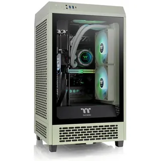 Thermaltake The Tower 200 Mini-Tower Mini-ITX Gehäuse Sichtfenster Matcha Green