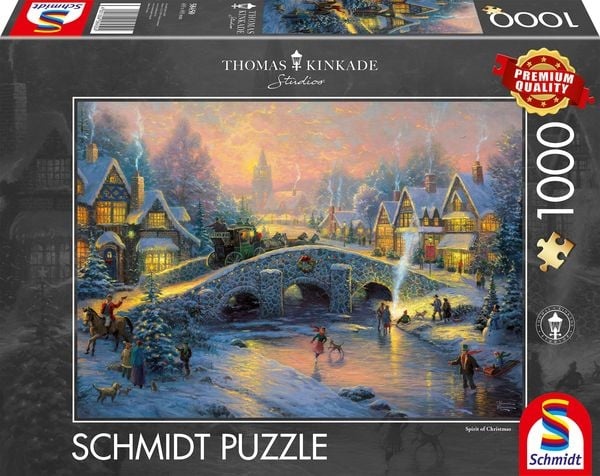 Schmidt Spiele - Winterliches Dorf, 1000 Teile