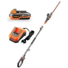 Akku Hochheckenschere 20V FX-E1HH20-SET Elektro Teleskop Heckenschere zum Schneiden von Hecken und Sträuchern – inklusive Akku und Ladegerät