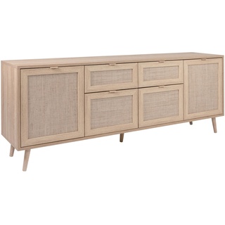 MID.YOU Finori Bali 51B Sideboard Sonoma Eiche - 180x71x40 cm