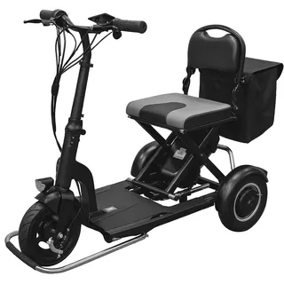 RollVita One - Faltbares Elektromobil als kompakter Alleskönner grau